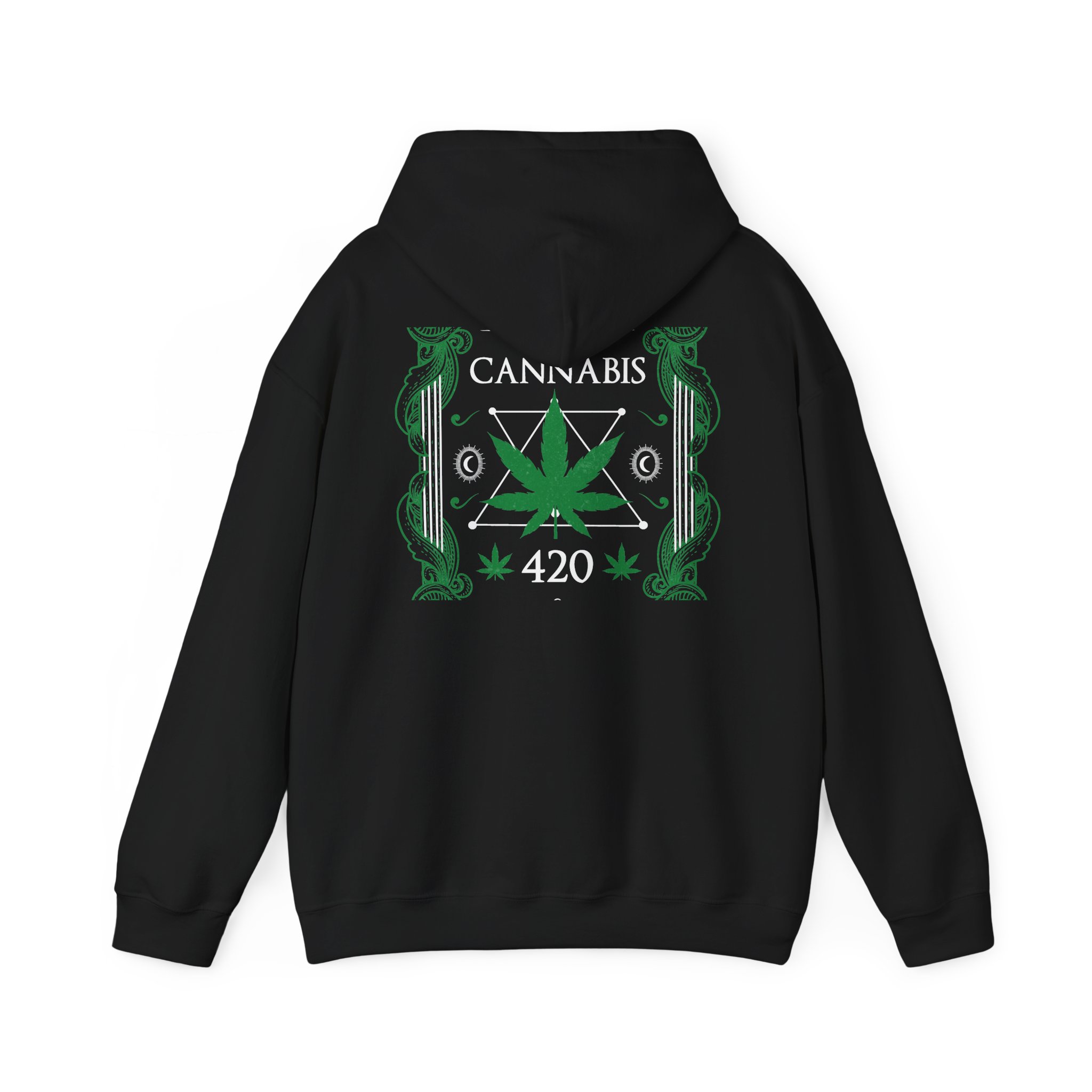 Cannabis 420 Seal Graphic Hoodie