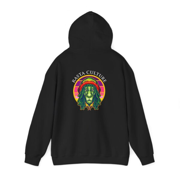 Rare Green Lion Sunset Graphic Hoodie