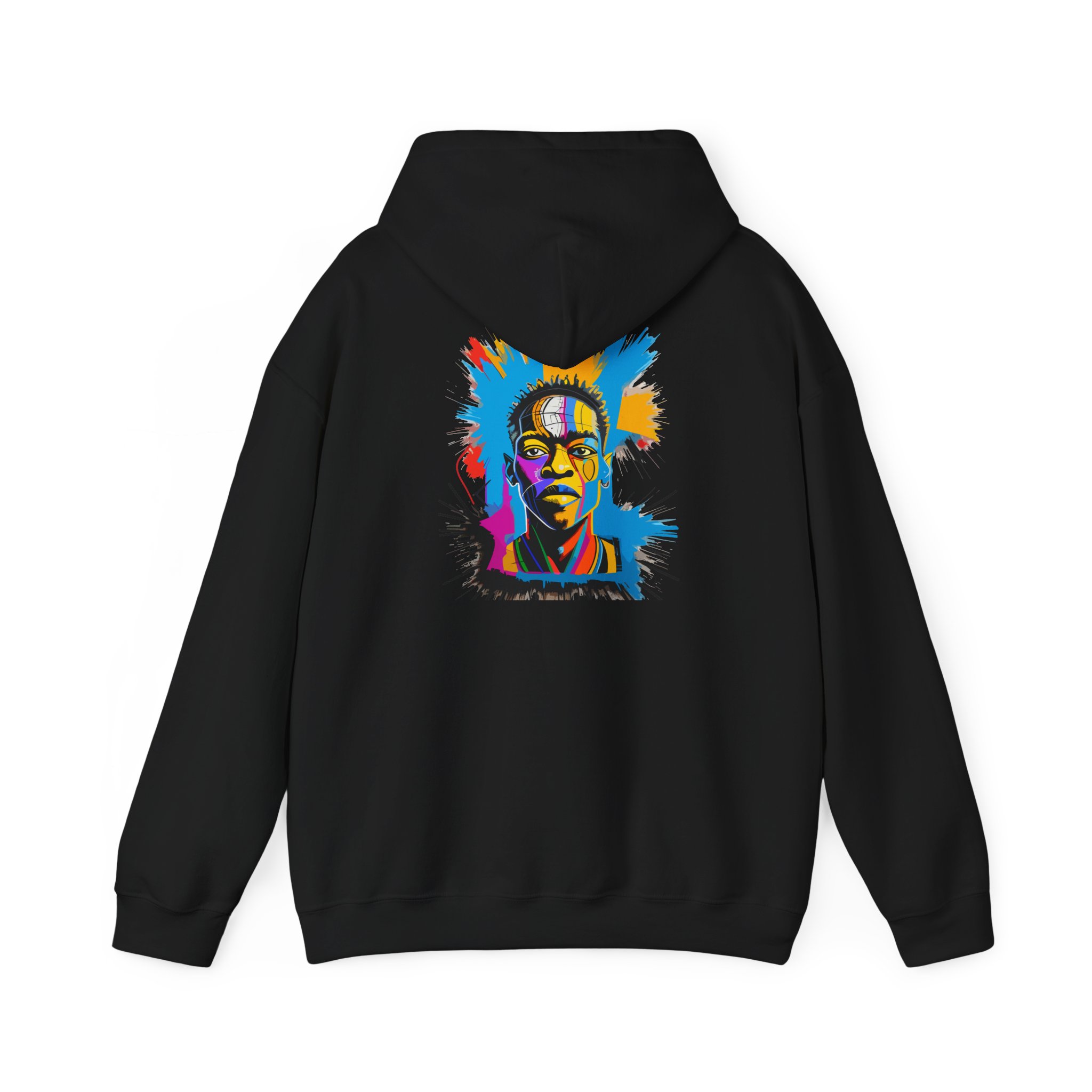 Color Block Face Graphic Hoodie - Image 3