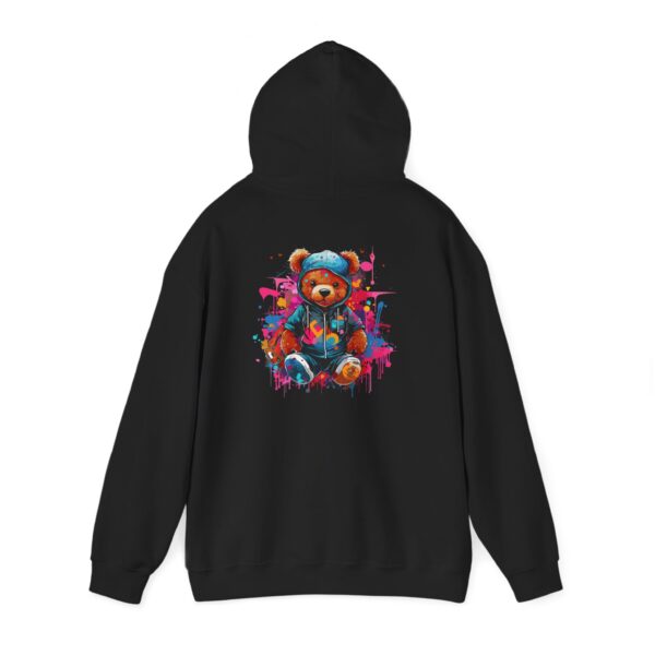 Hoodie Guitar Bear Graphic Hoodie