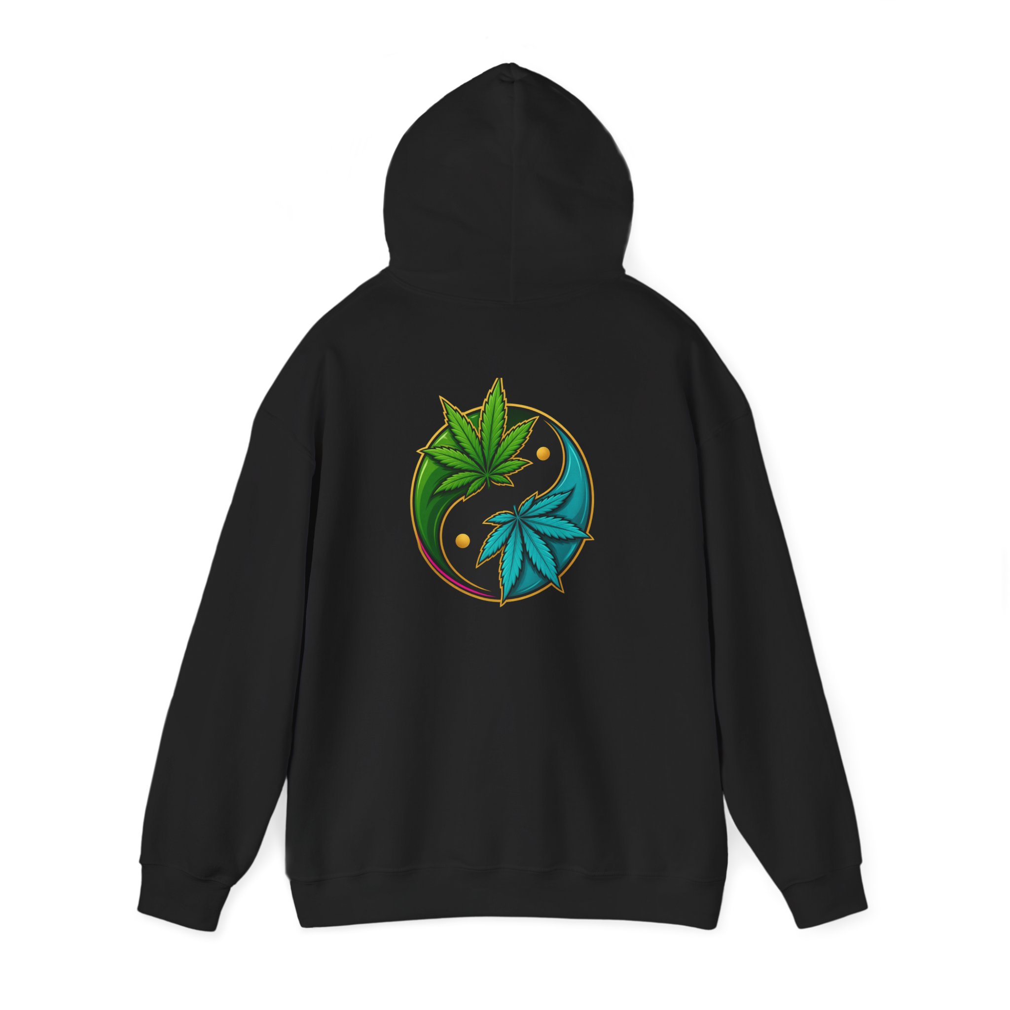 Yin Yang Leaves Hoodie