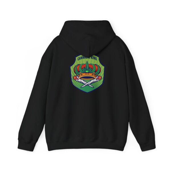 Cannabis King Crest Graphic Hoodie