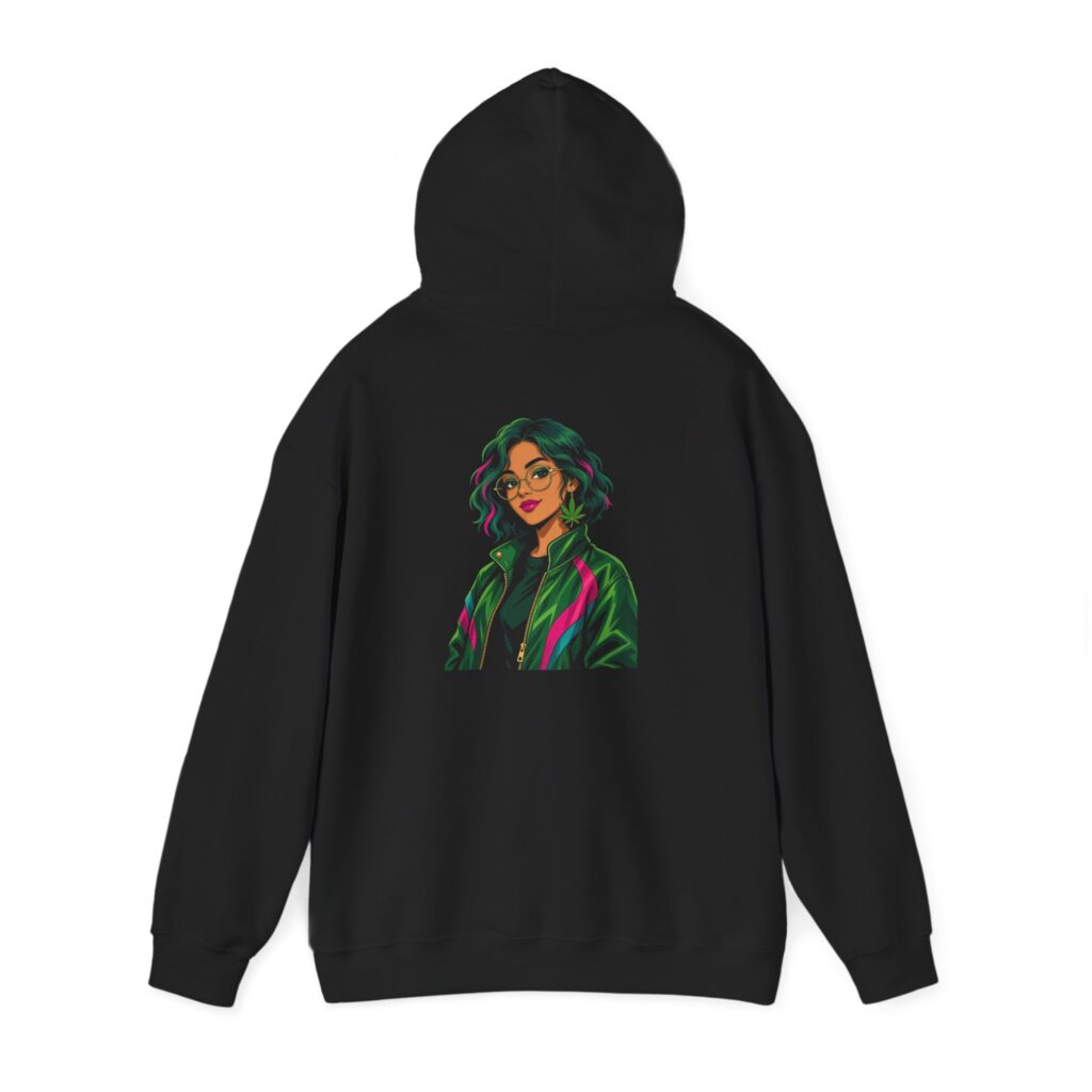Vice Night Portrait Graphic Hoodie