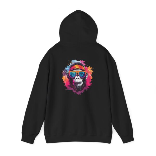 Sunglass Chimp Portrait Graphic Hoodie