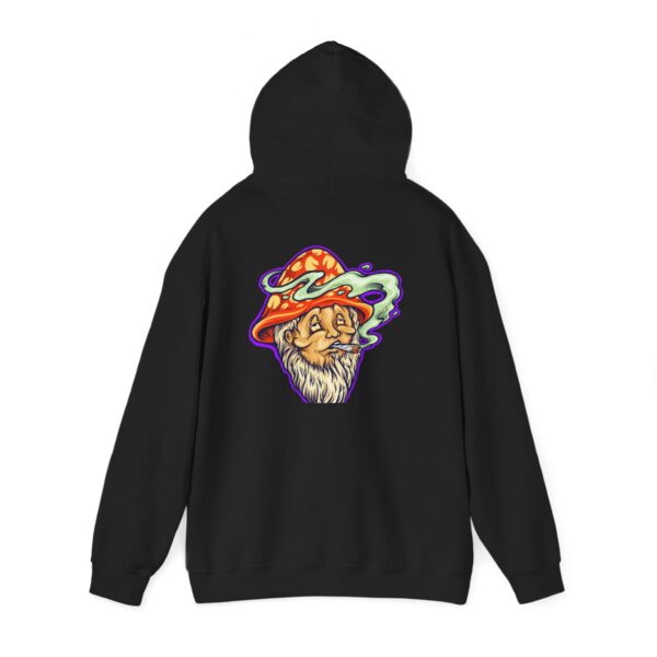 Mushroom Hat Bearded Smoker Graphic Hoodie