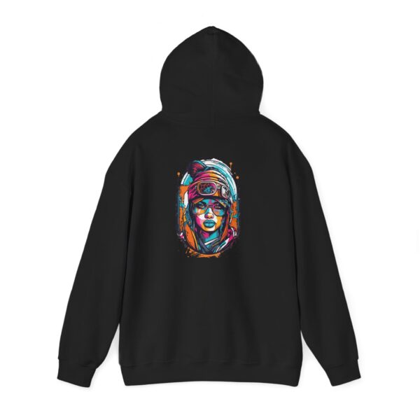 Goggle Wrap Portrait Graphic Hoodie