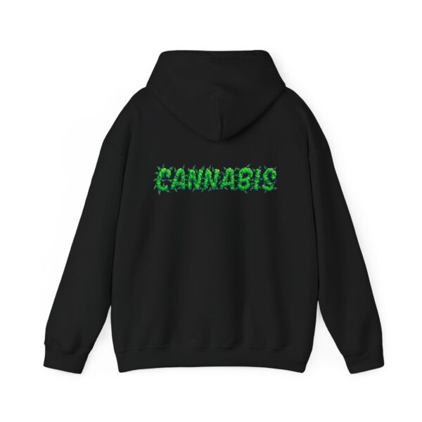 Cannabis Bud Typography Graphic Hoodie