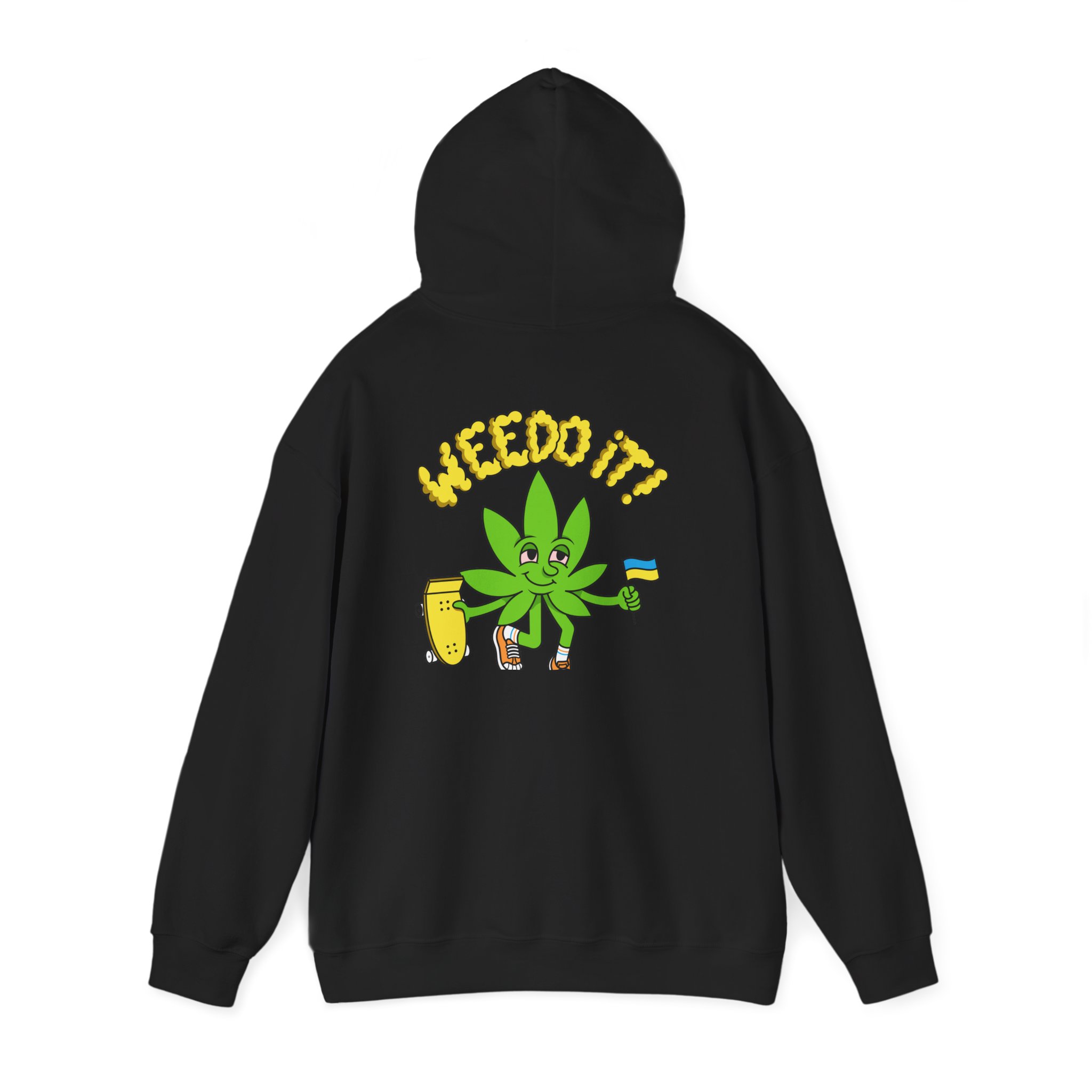 Weedo It Leaf Skater Graphic Hoodie - Image 3