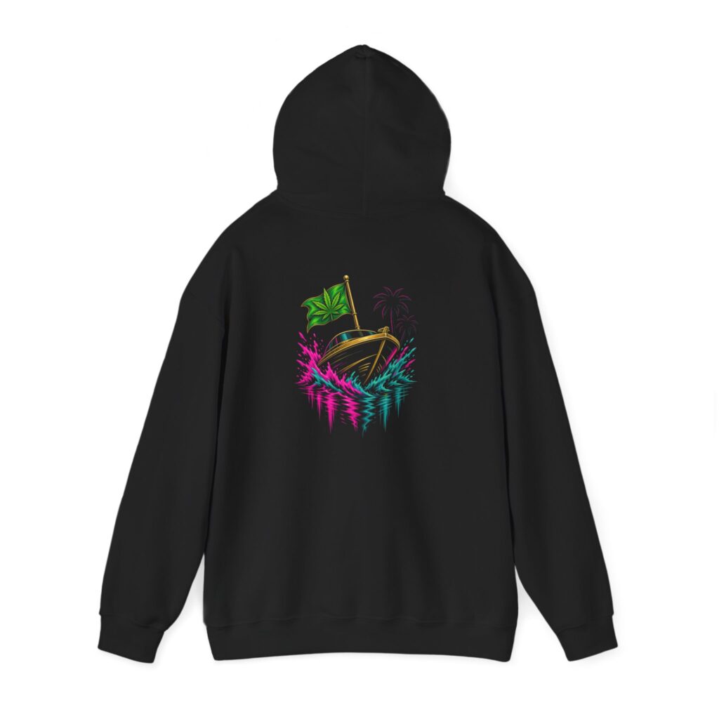 Night Boat Graphic Hoodie