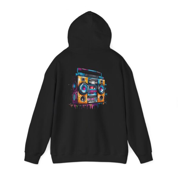 Color Boombox Graphic Hoodie