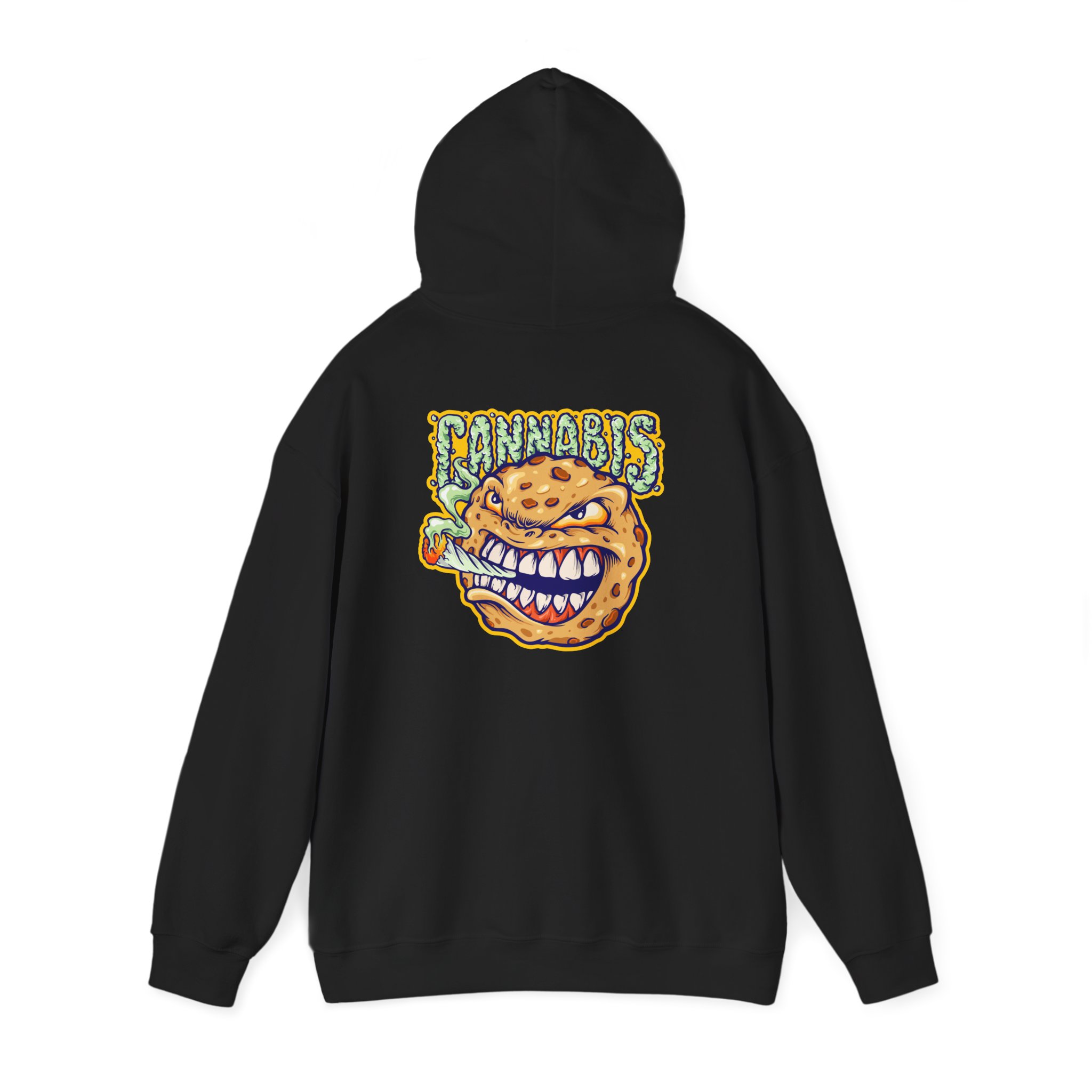 Angry Smoking Nugget Graphic Hoodie - Image 3