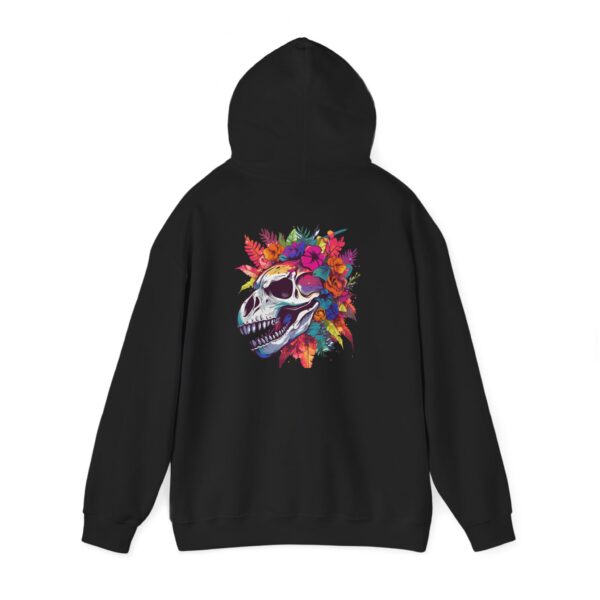 Flower Animal Skull Graphic Hoodie