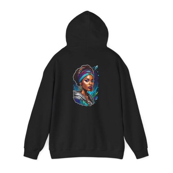 Crystal Wrap Portrait Graphic Hoodie