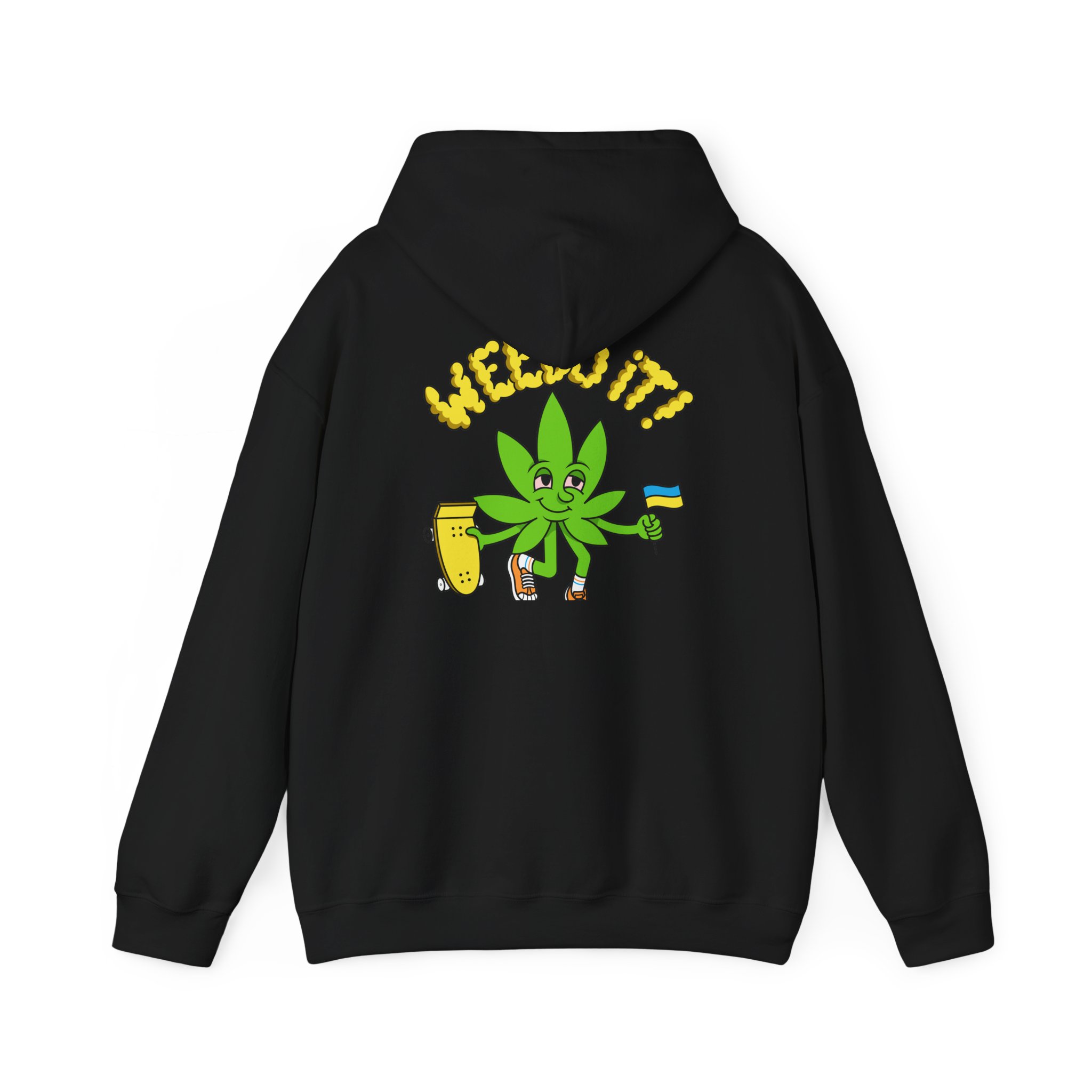 Weedo It Leaf Skater Graphic Hoodie