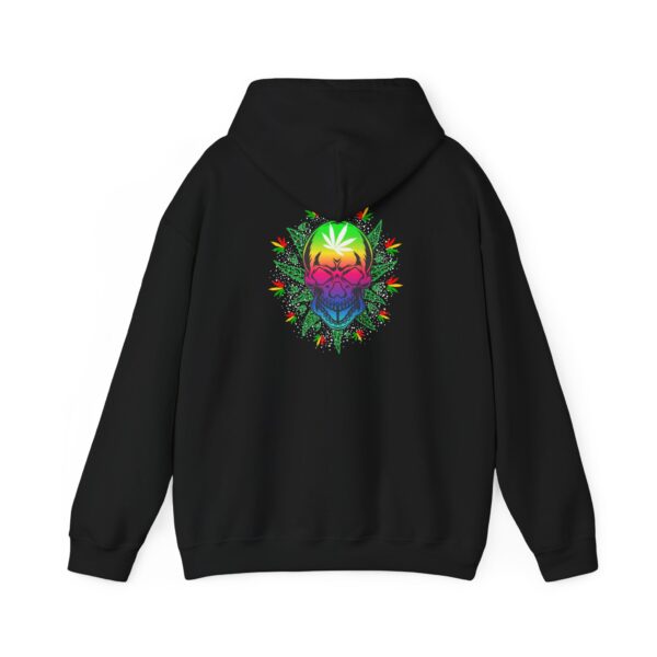 Rainbow Skull Cannabis Graphic Hoodie