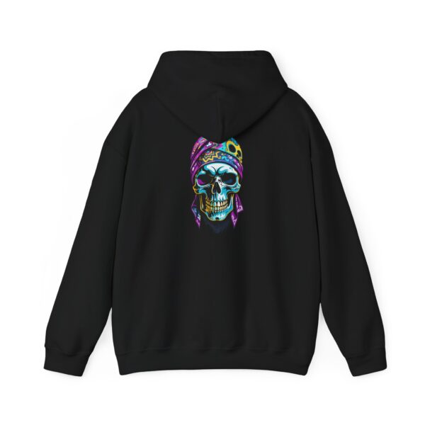 Bandana Skull Portrait Graphic Hoodie
