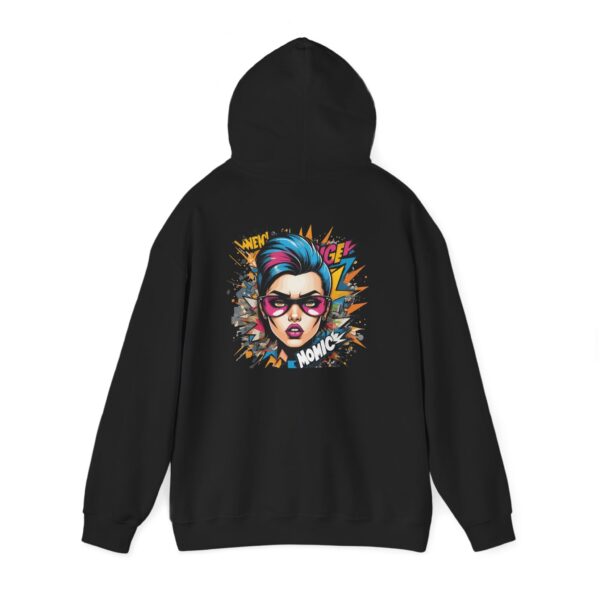 Pink Glasses Pop Woman Graphic Hoodie