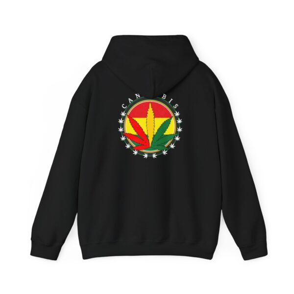 Rasta Cannabis Badge Graphic Hoodie