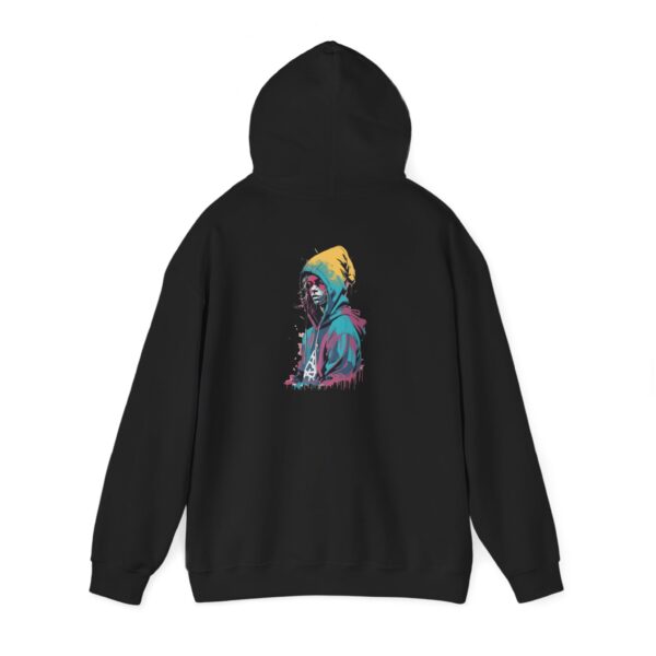 Yellow Hood Portrait Graphic Hoodie