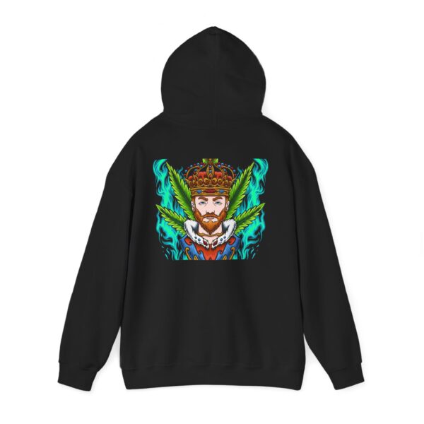 Cannabis King Portrait Graphic Hoodie