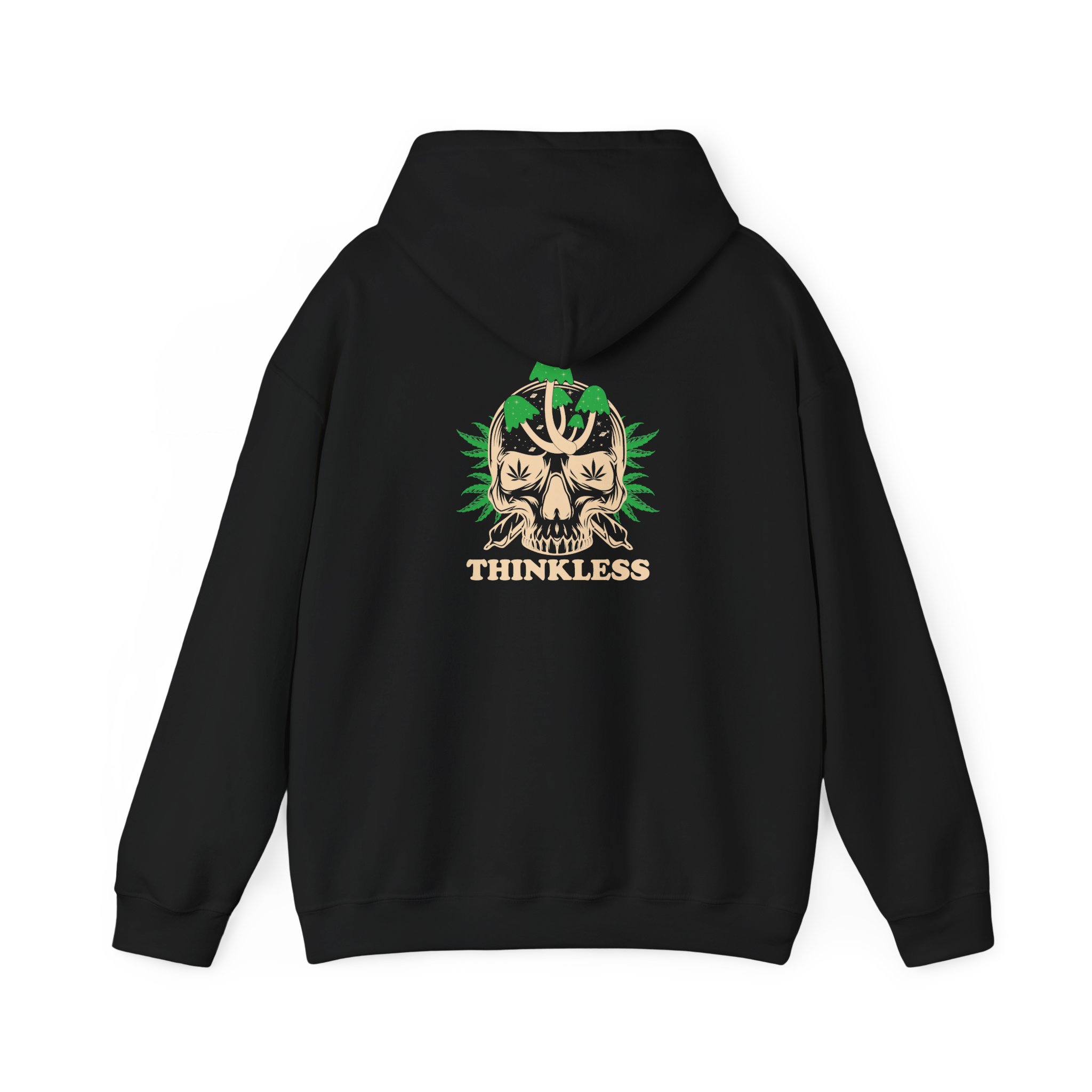 Thinkless Cosmic Skull Graphic Hoodie