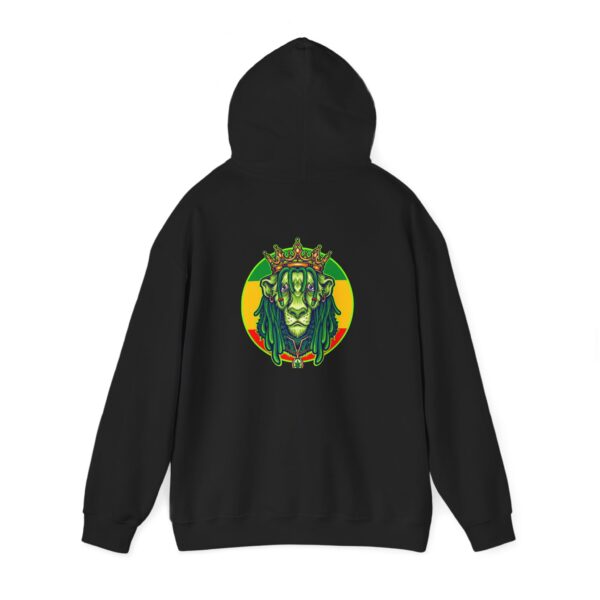 Rasta Crown Dreadlock Lion Graphic Hoodie