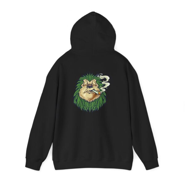 Leaf Mane Smoking Face Graphic Hoodie