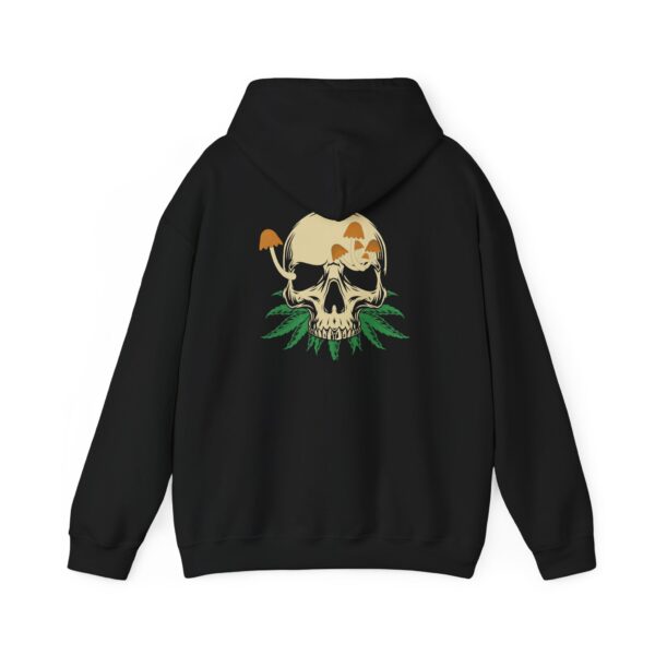 Mushroom Skull Cannabis Graphic Hoodie