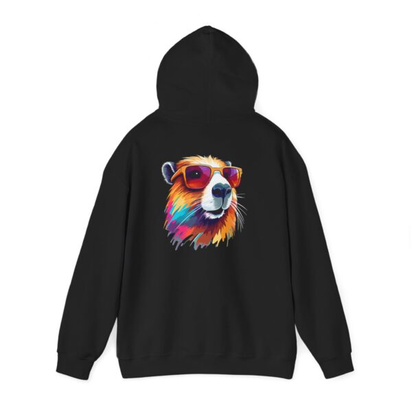 Sunglass Capybara Graphic Hoodie
