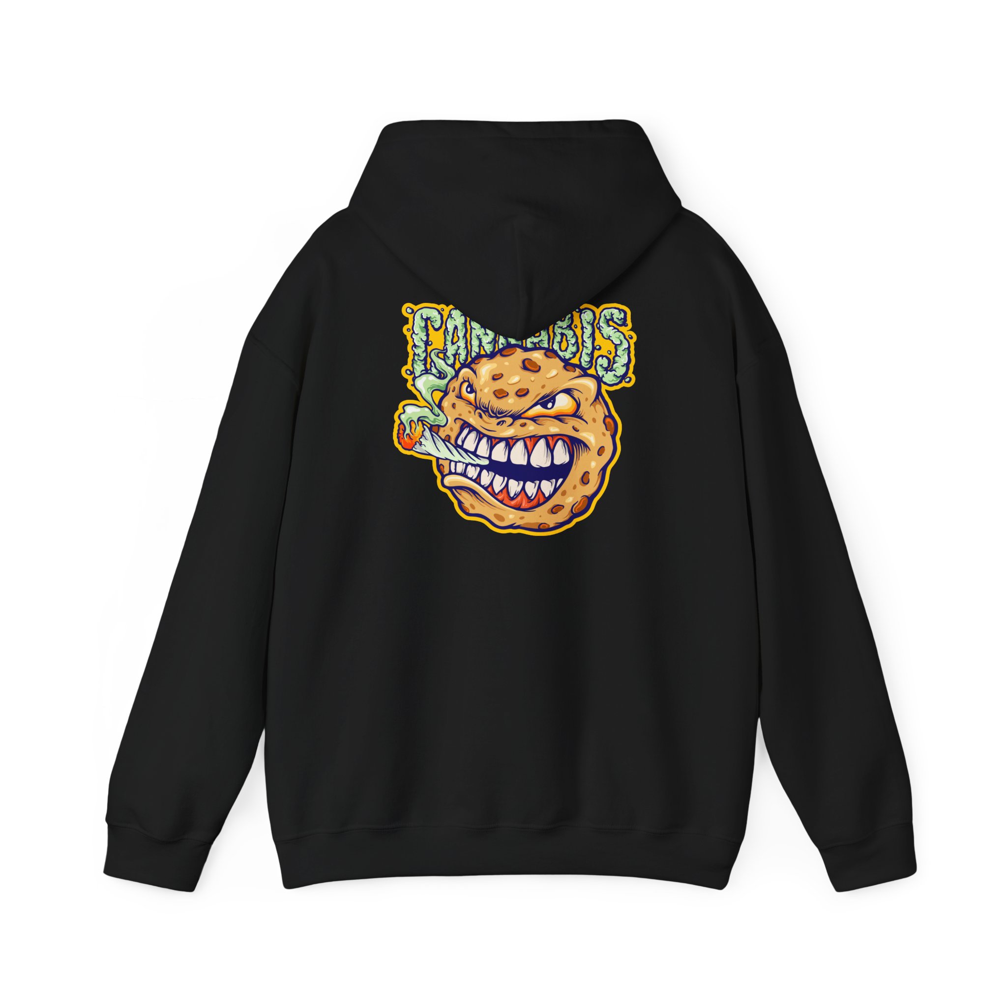 Angry Smoking Nugget Graphic Hoodie