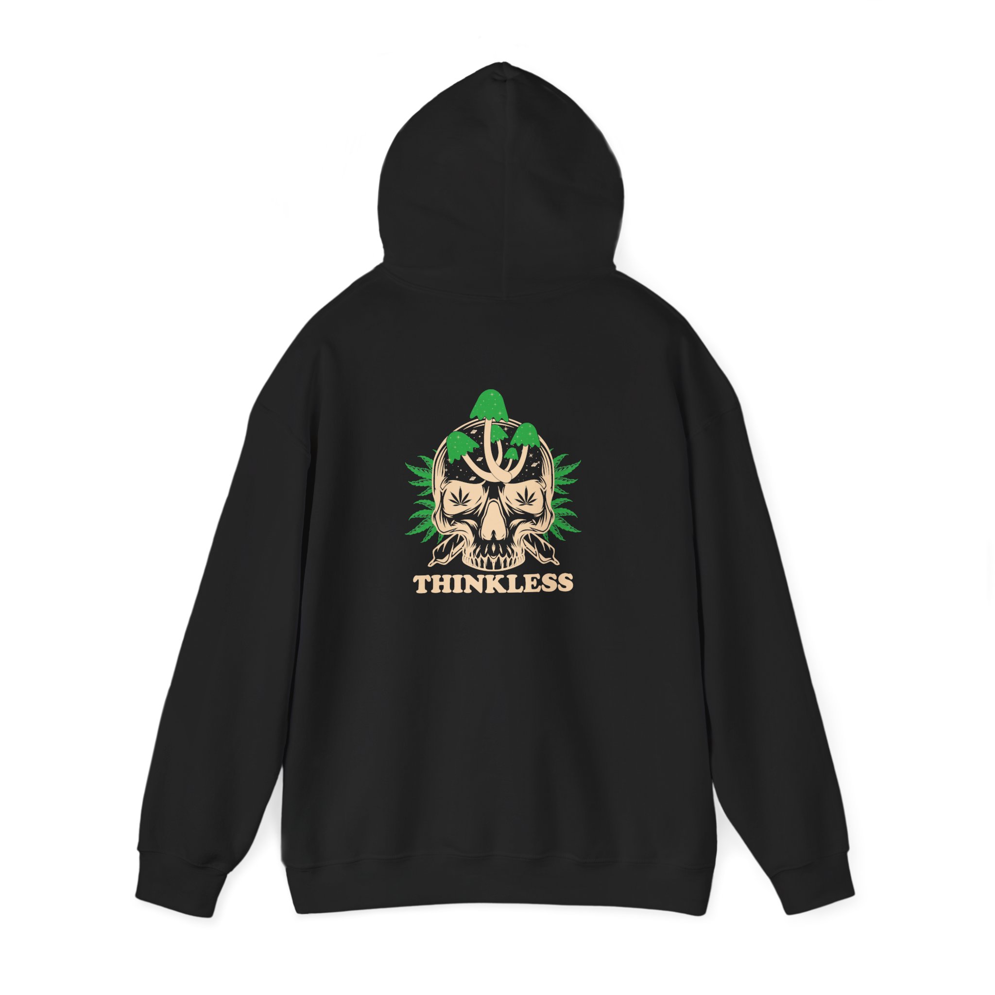 Thinkless Cosmic Skull Graphic Hoodie - Image 3