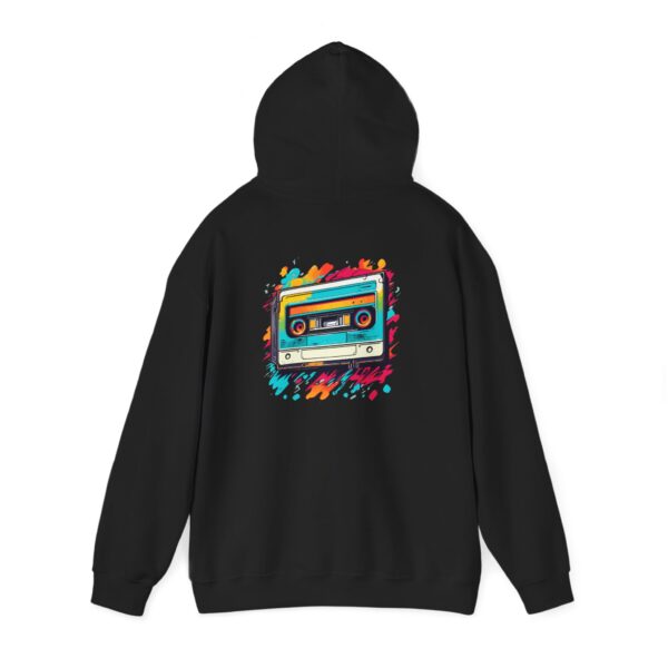 Color Cassette Tape Graphic Hoodie