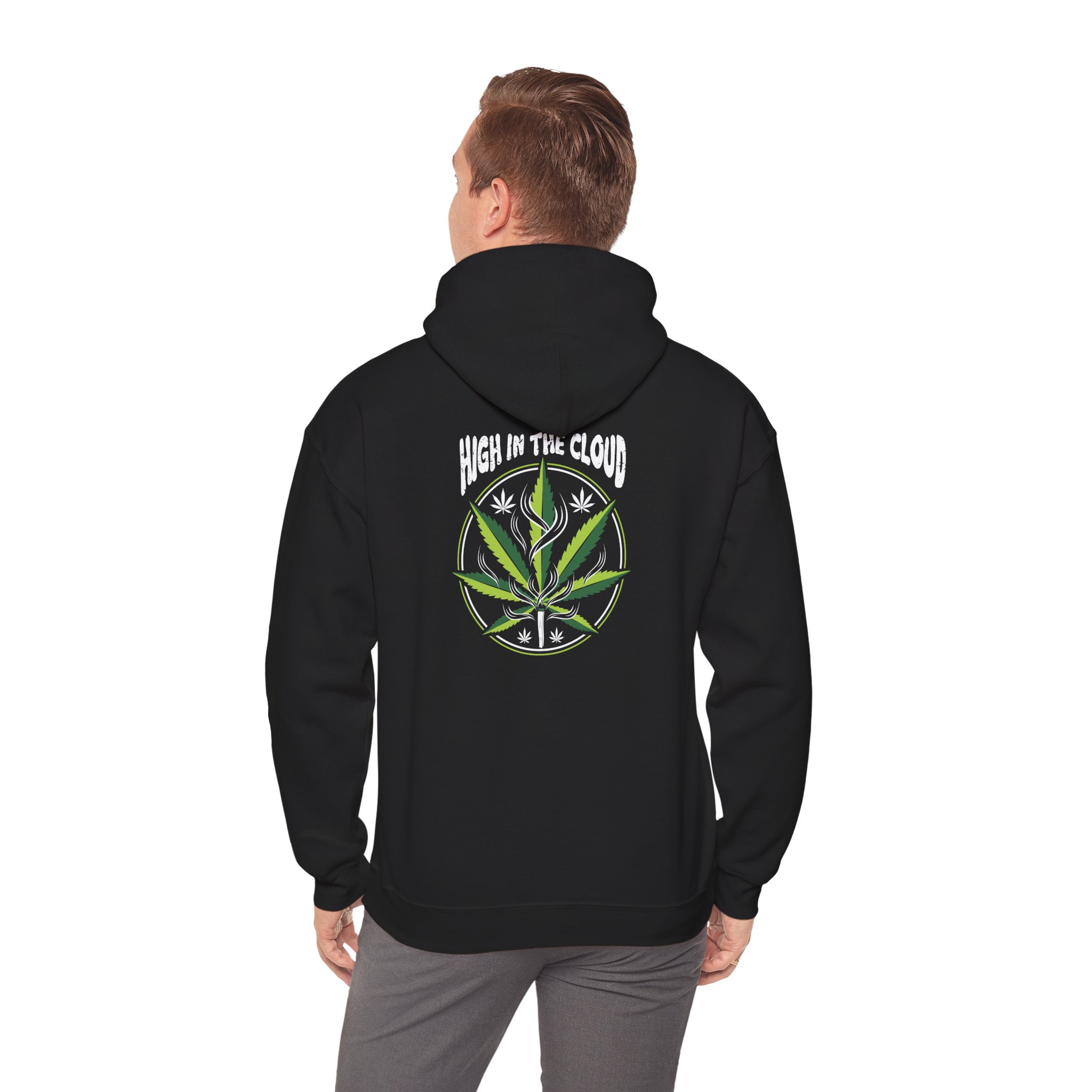High In The Cloud Leaf Graphic Hoodie - Image 5