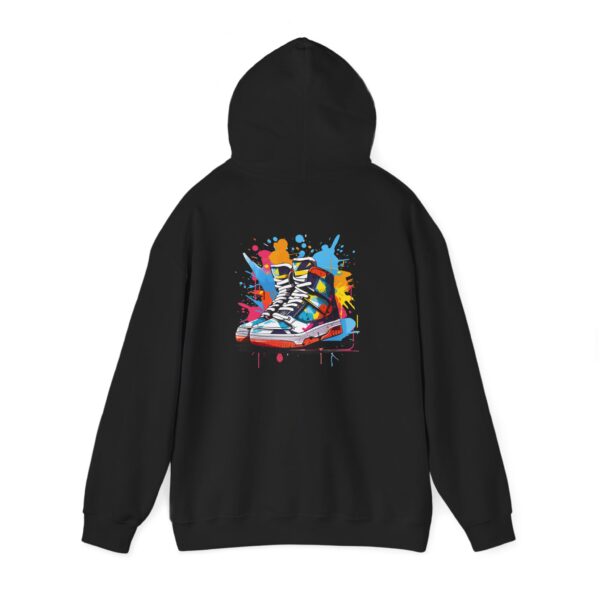 Paint Splash Sneakers Graphic Hoodie