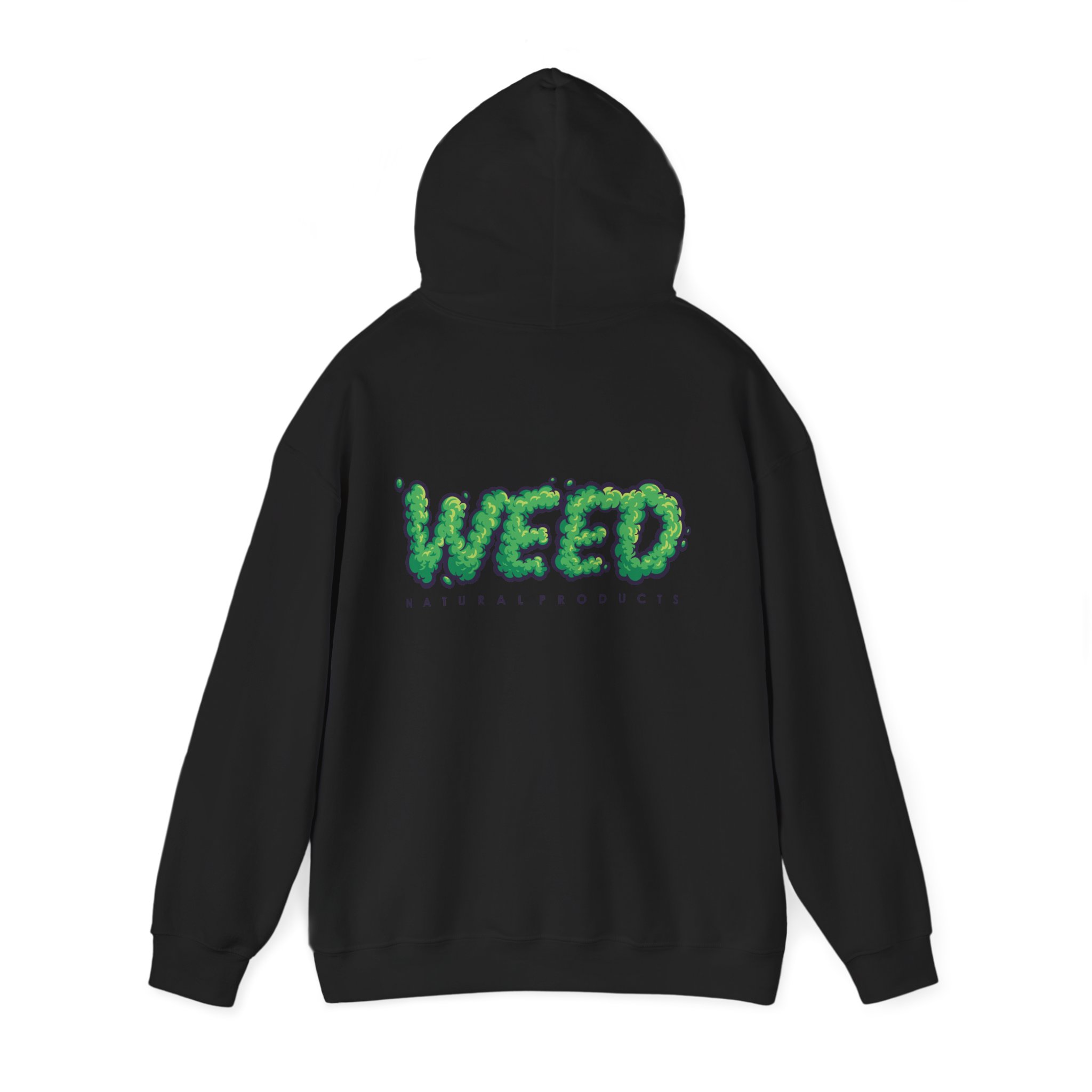 Weed Smoke Lettering Graphic Hoodie