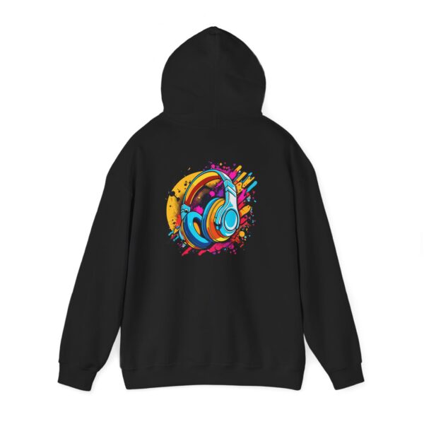 Color Headphones Graphic Hoodie