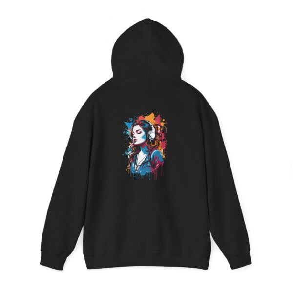 Headphone Woman Graphic Hoodie