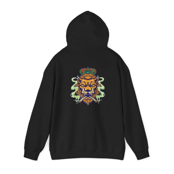 Crowned Smoking Lion Graphic Hoodie