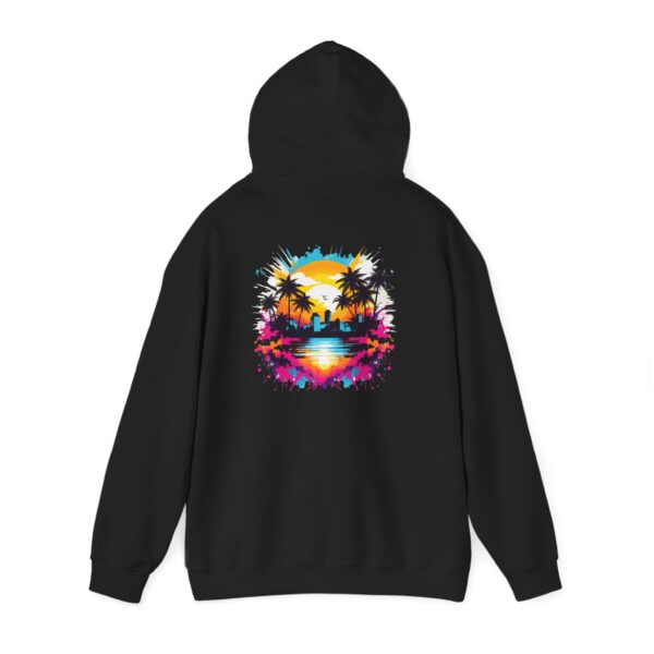 Palm Sunset City Graphic Hoodie