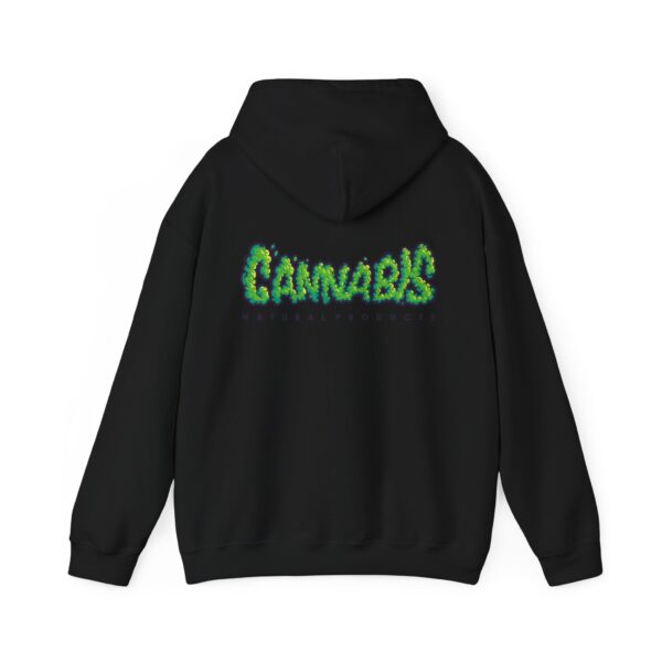 Cannabis Bud Cloud Lettering Graphic Hoodie