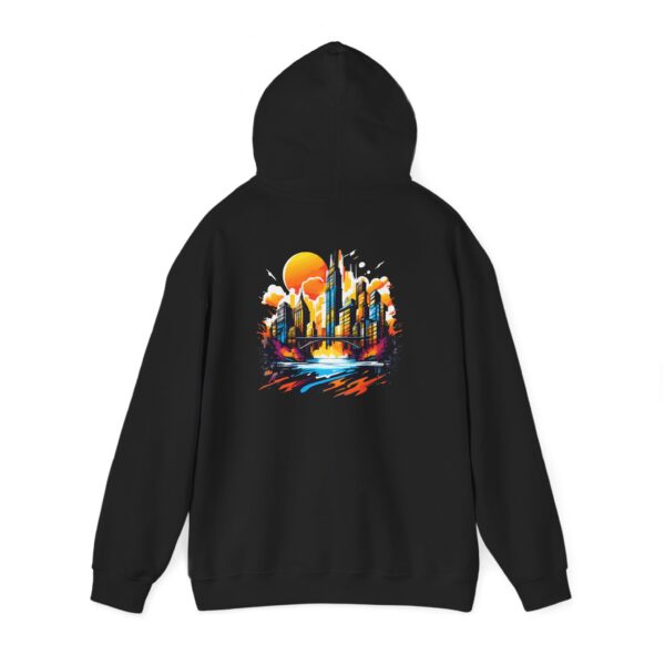 Sunset Bridge City Graphic Hoodie
