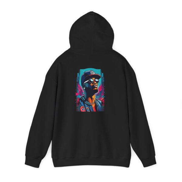 Neon Cap Portrait Graphic Hoodie