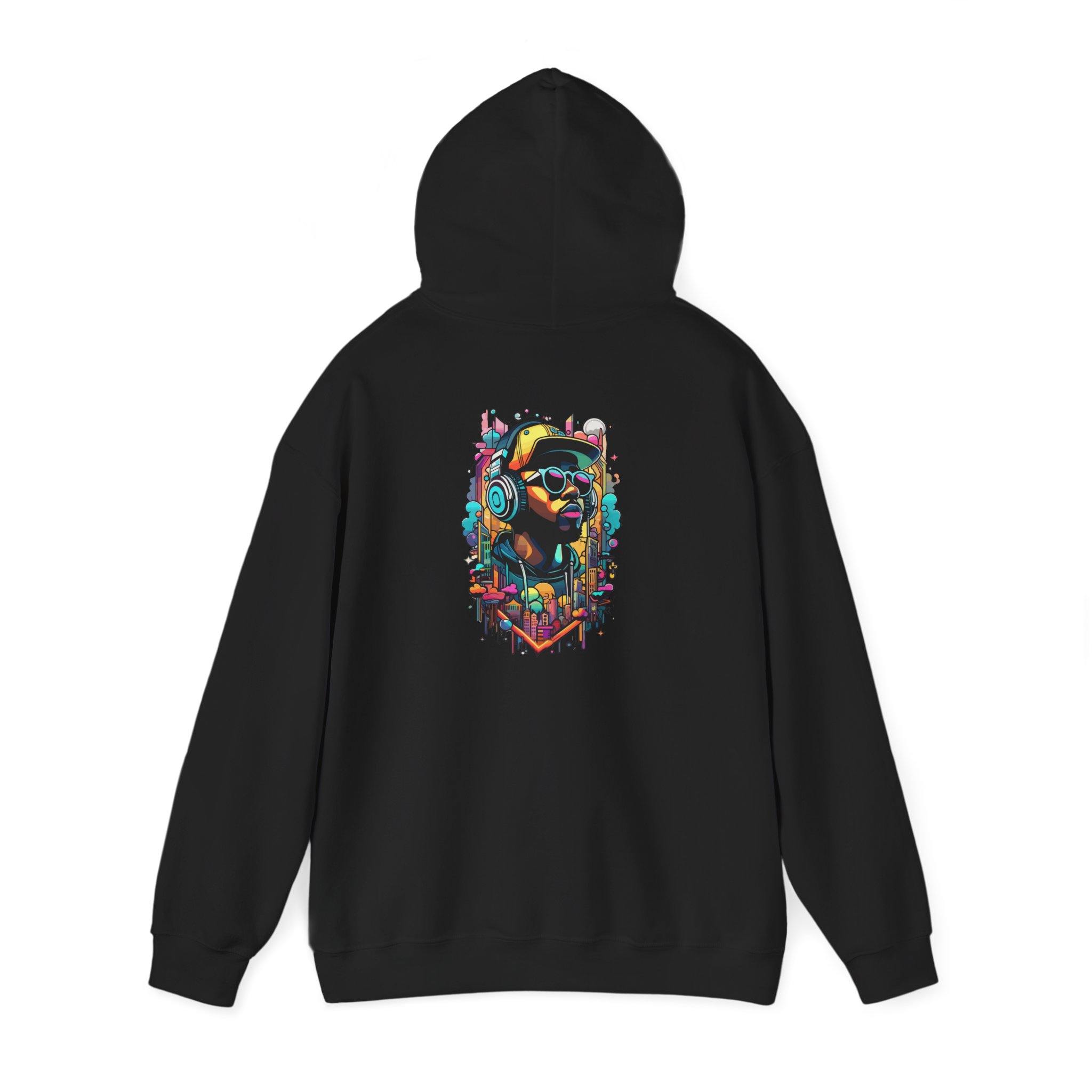 Cap City Headphones Graphic Hoodie