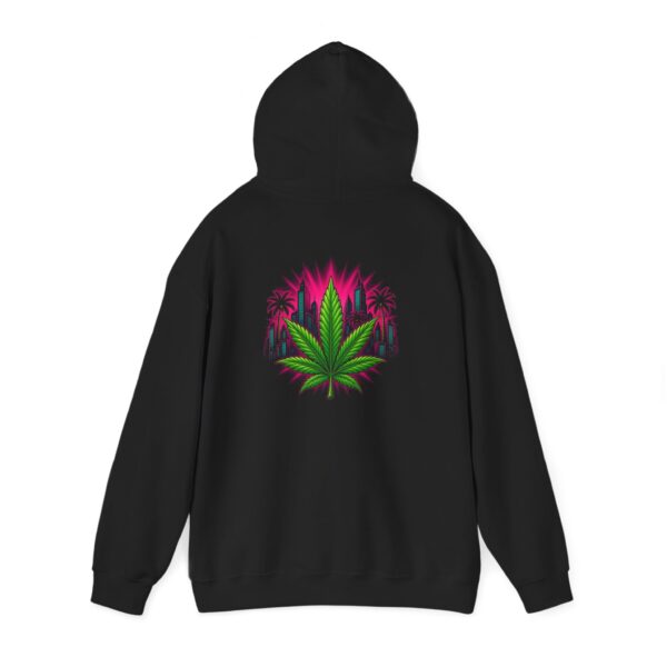 Neon City Leaf Hoodie